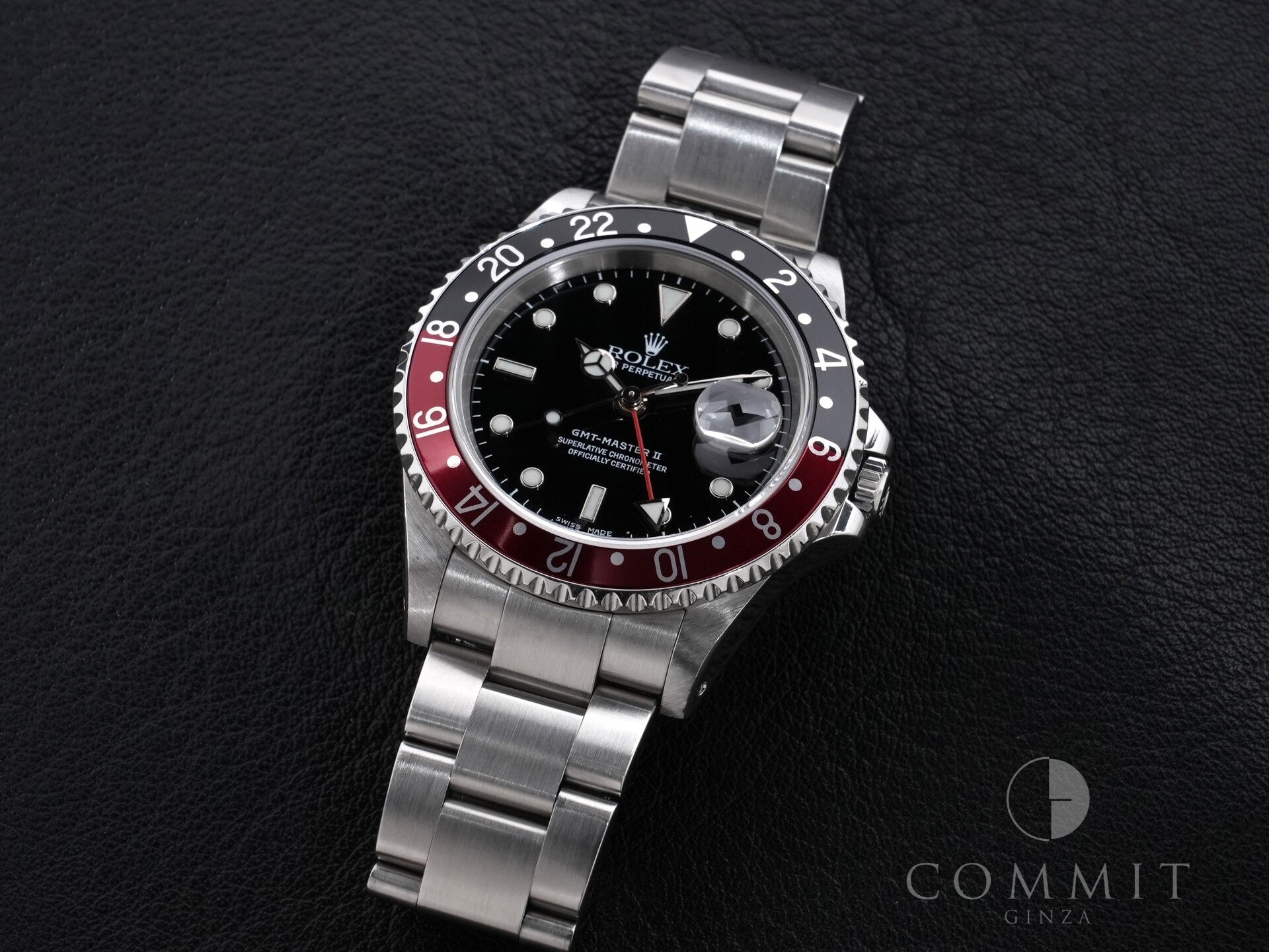 ロレックス GMTマスターII Ref.16710 ステンレススチール ブラック文字盤 オイスターブレスレット 中古 zw66p7qi