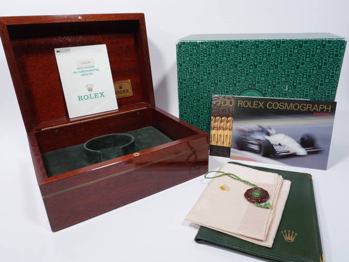 Rolex Daytona El Primero Ref. 16528G Yellow Gold Champagne Dial with 8 Diamonds