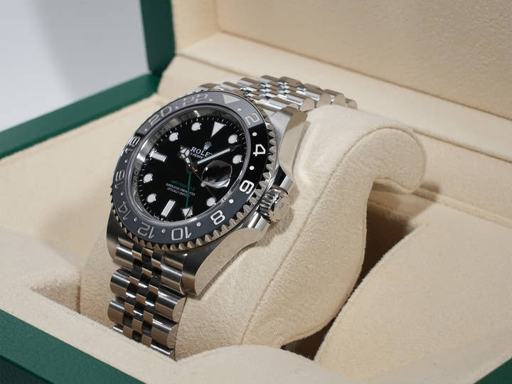 ロレックス GMTマスターII Ref.126710GRNR ステンレススチール ブラック文字盤 ジュビリーブレスレット