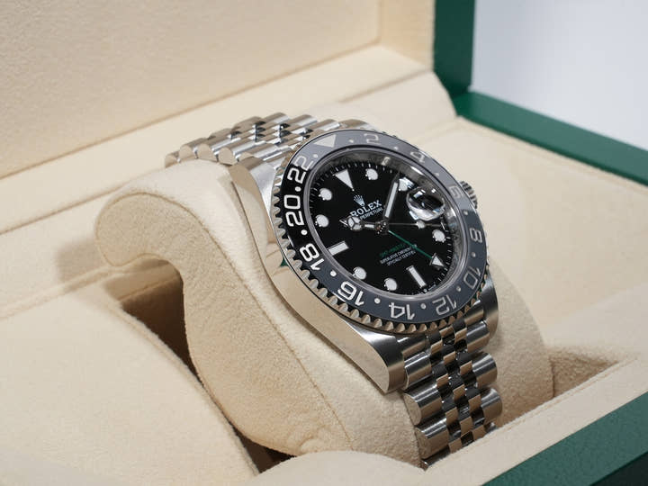 ロレックス GMTマスターII Ref.126710GRNR ステンレススチール ブラック文字盤 ジュビリーブレスレット