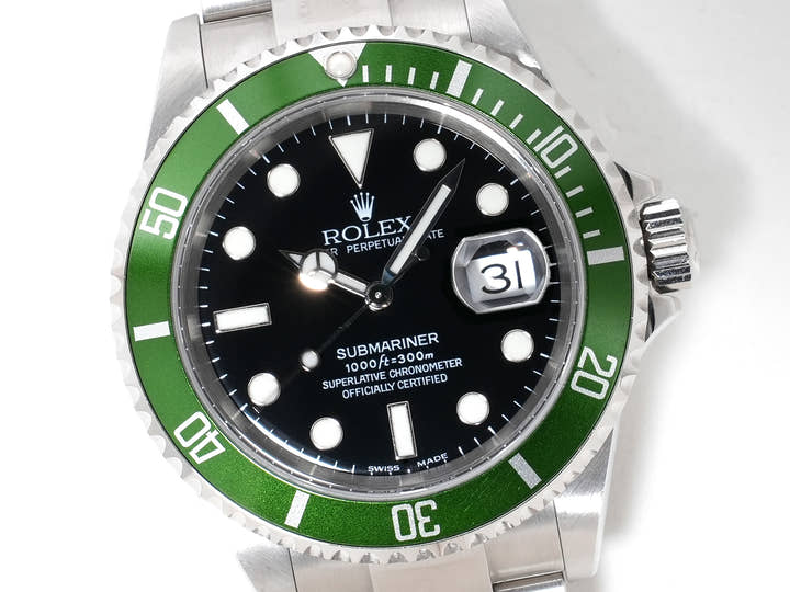 ロレックス サブマリーナー デイト Ref.16610LV ステンレススチール ブラック文字盤 美品 s46av8ua