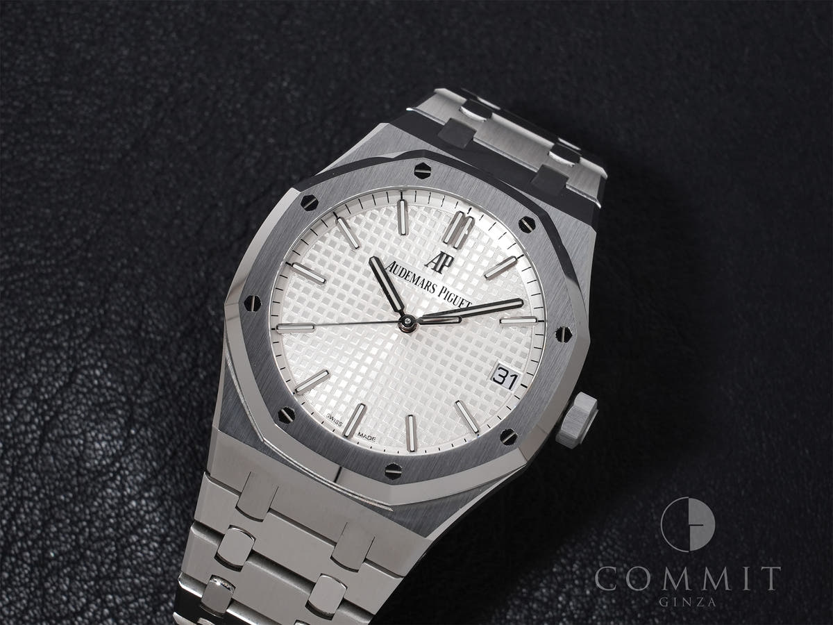 Audemars Piguet Royal Oak Ref.15500ST.OO.1220ST.04 SS Silver Dial Good Condition Pre-Owned dqo4vbsz