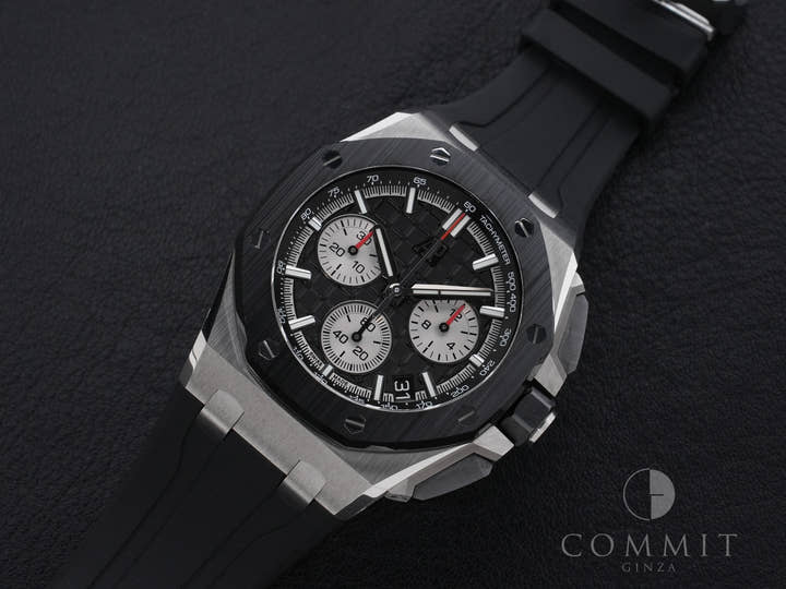 オーデマピゲ ロイヤルオーク オフショア クロノグラフ Ref.26420SO.OO.A002CA.01 ステンレススチール/ブラックセラミック ブラック文字盤