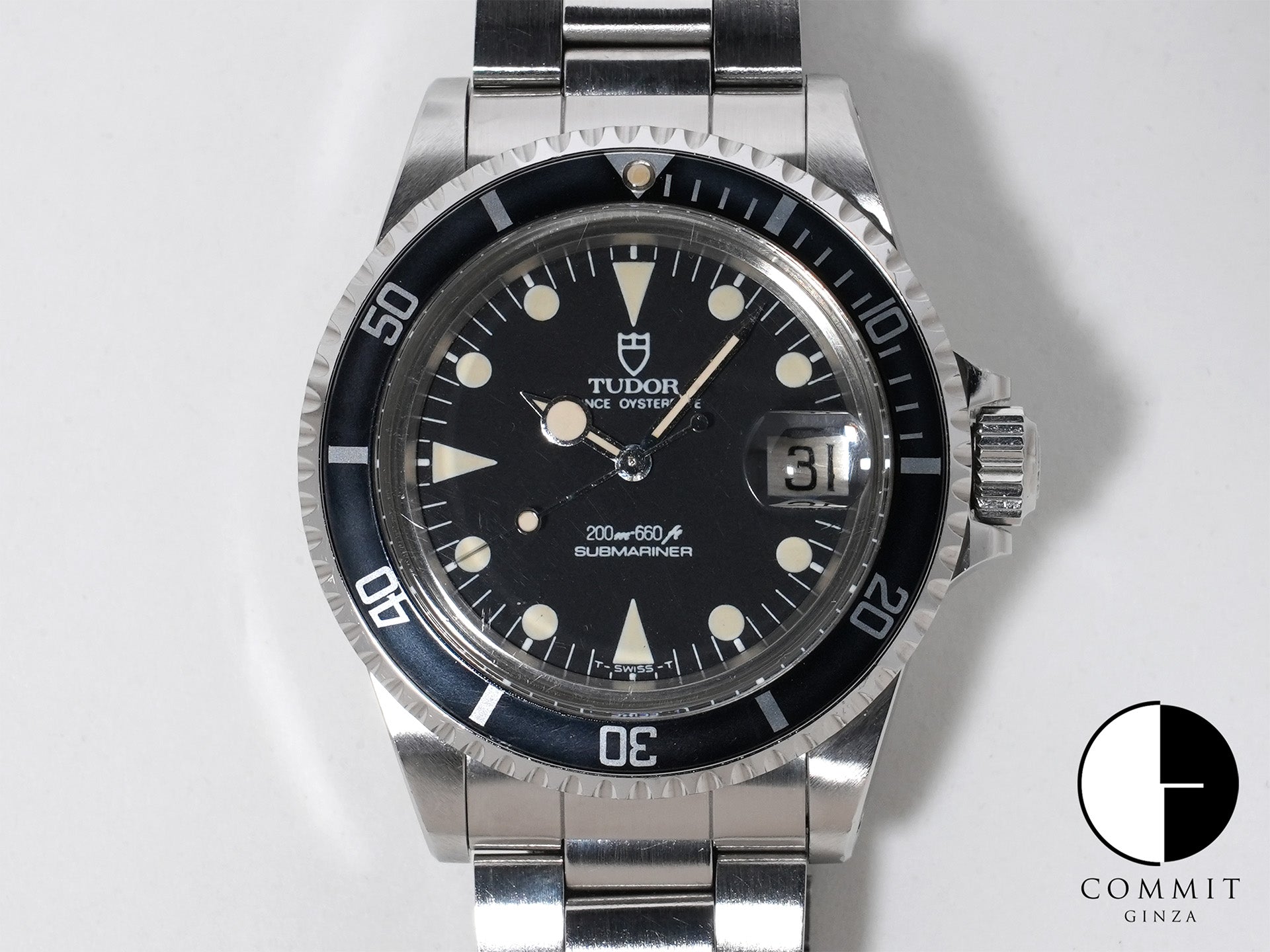 Tudor Submariner Ref.76100 SS Black Dial Used 2qno3r4e