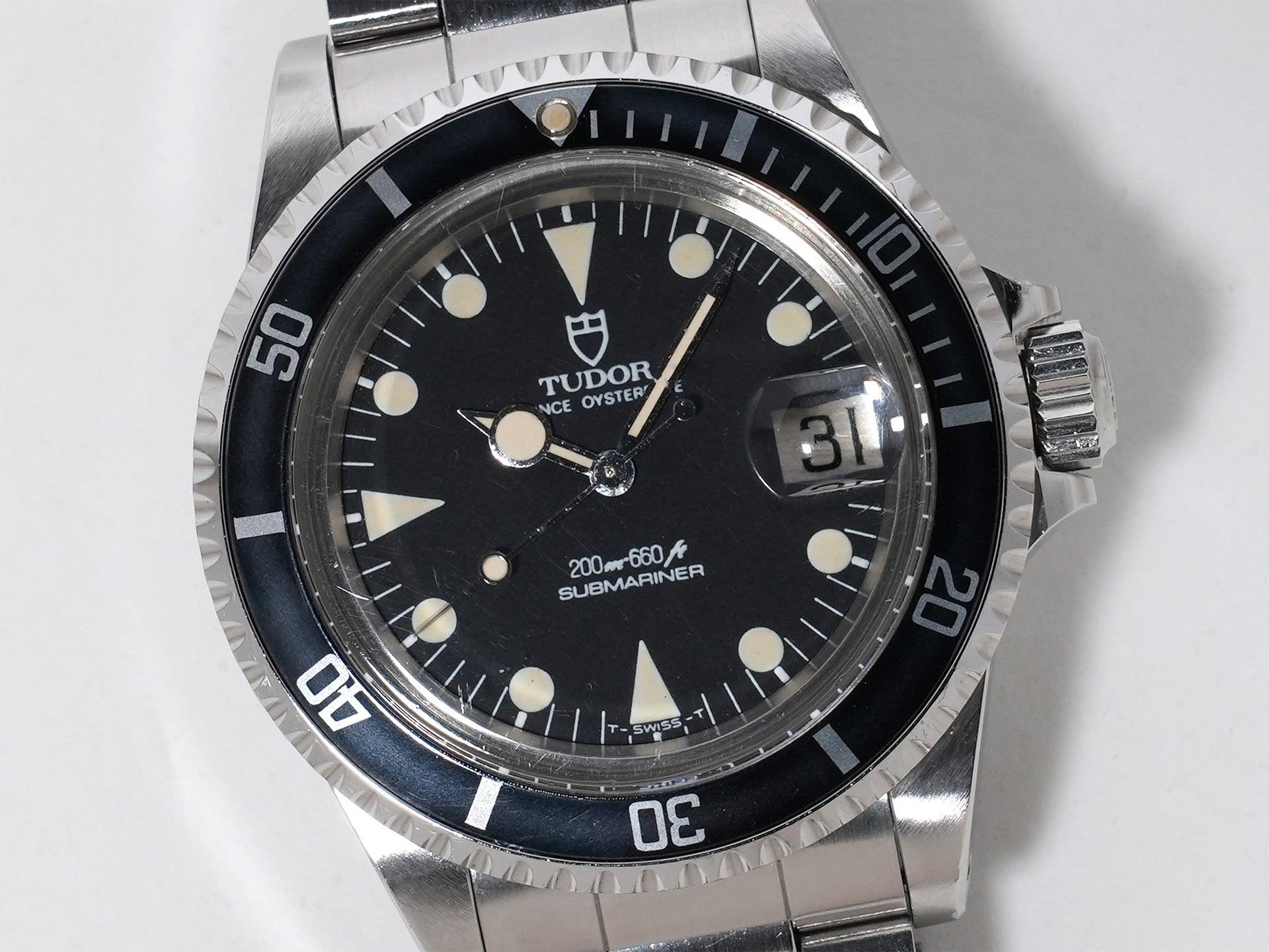 Tudor Submariner Ref.76100 SS Black Dial Used 2qno3r4e