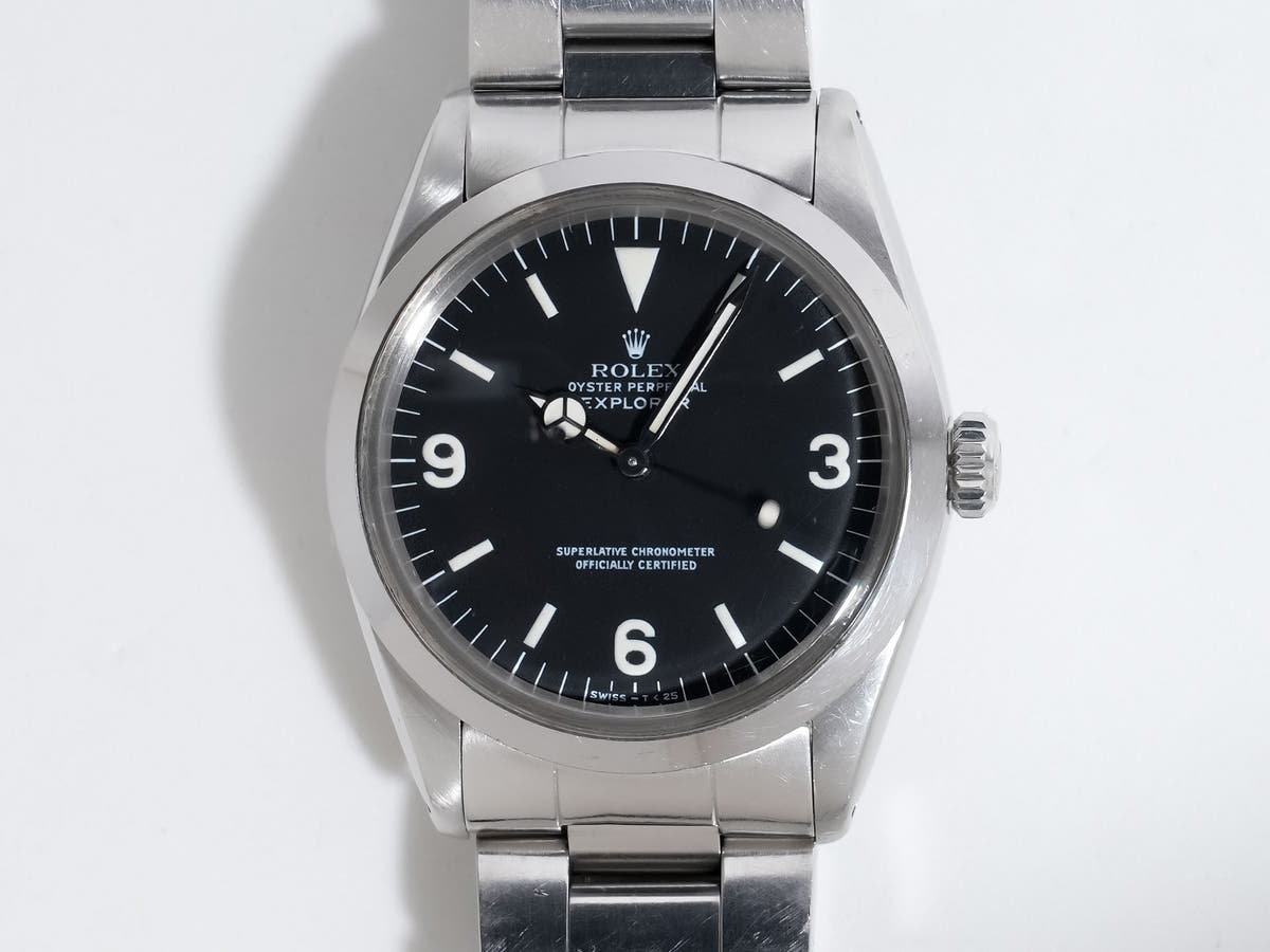 ロレックス エクスプローラーI Ref.1016 SS ブラック文字盤 中古 9jtjqy6m