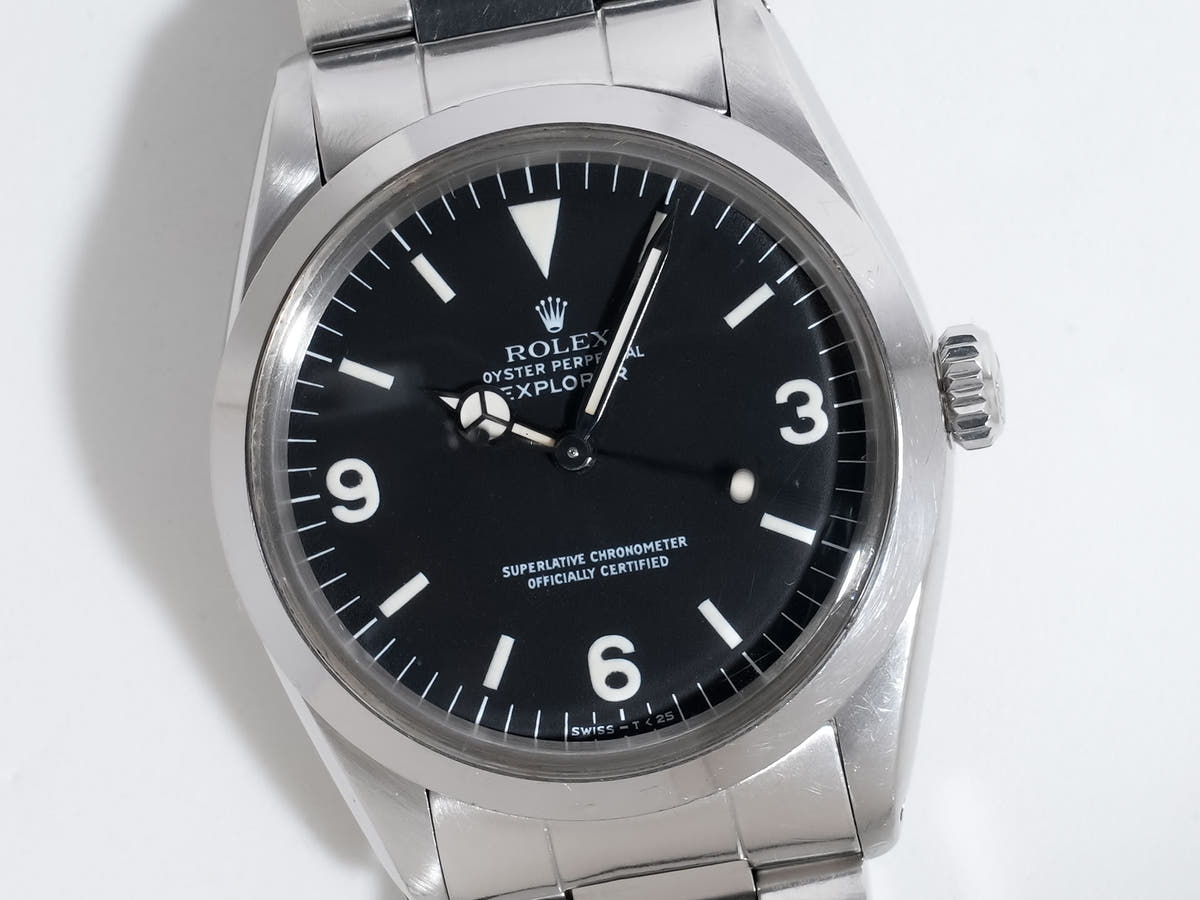 ロレックス エクスプローラーI Ref.1016 SS ブラック文字盤 中古 9jtjqy6m