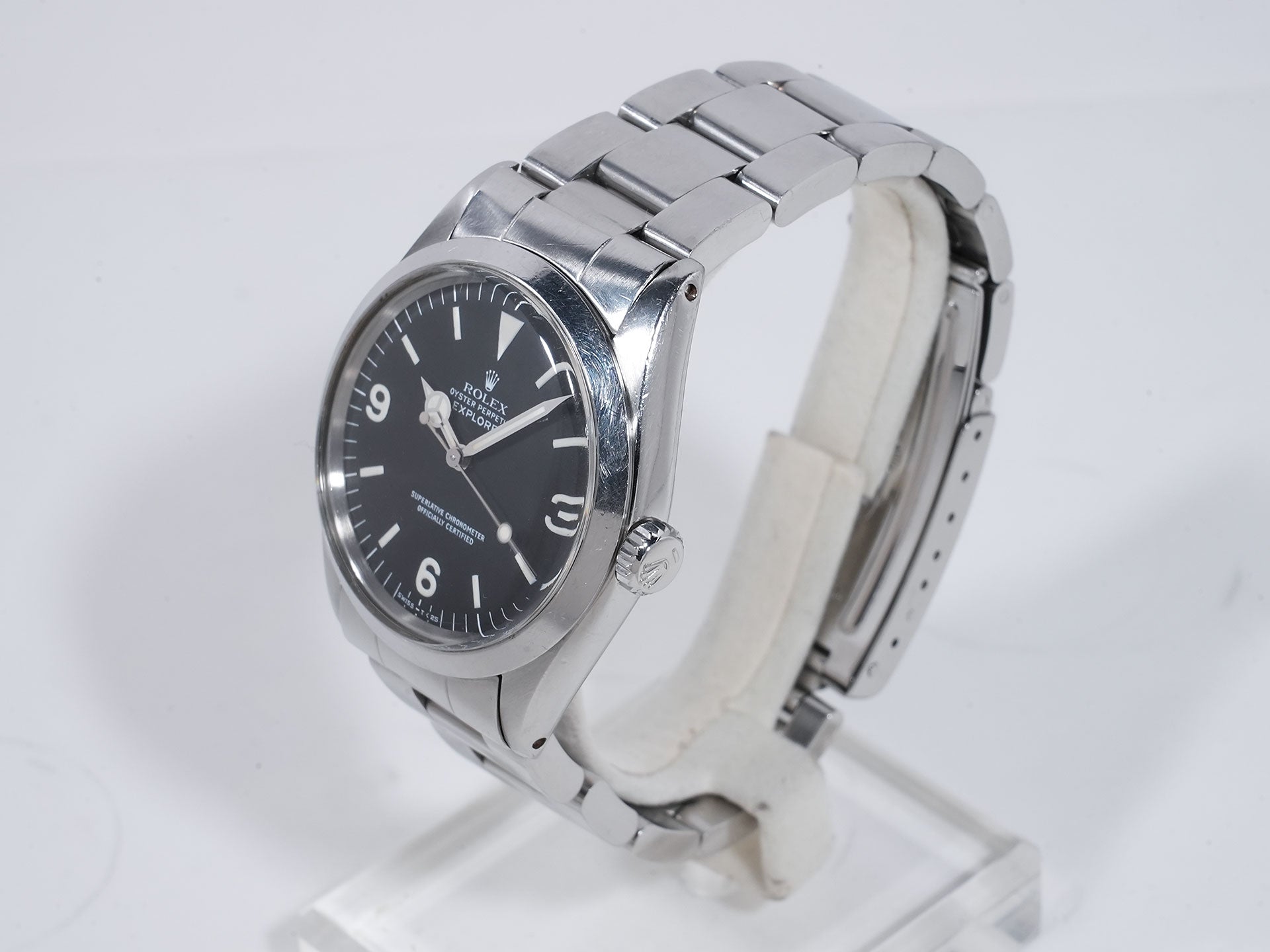 ロレックス エクスプローラーI Ref.1016 SS ブラック文字盤 中古 9jtjqy6m