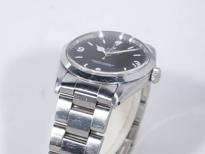 ロレックス エクスプローラーI Ref.1016 ステンレススチール ブラック文字盤 中古 9jtjqy6m