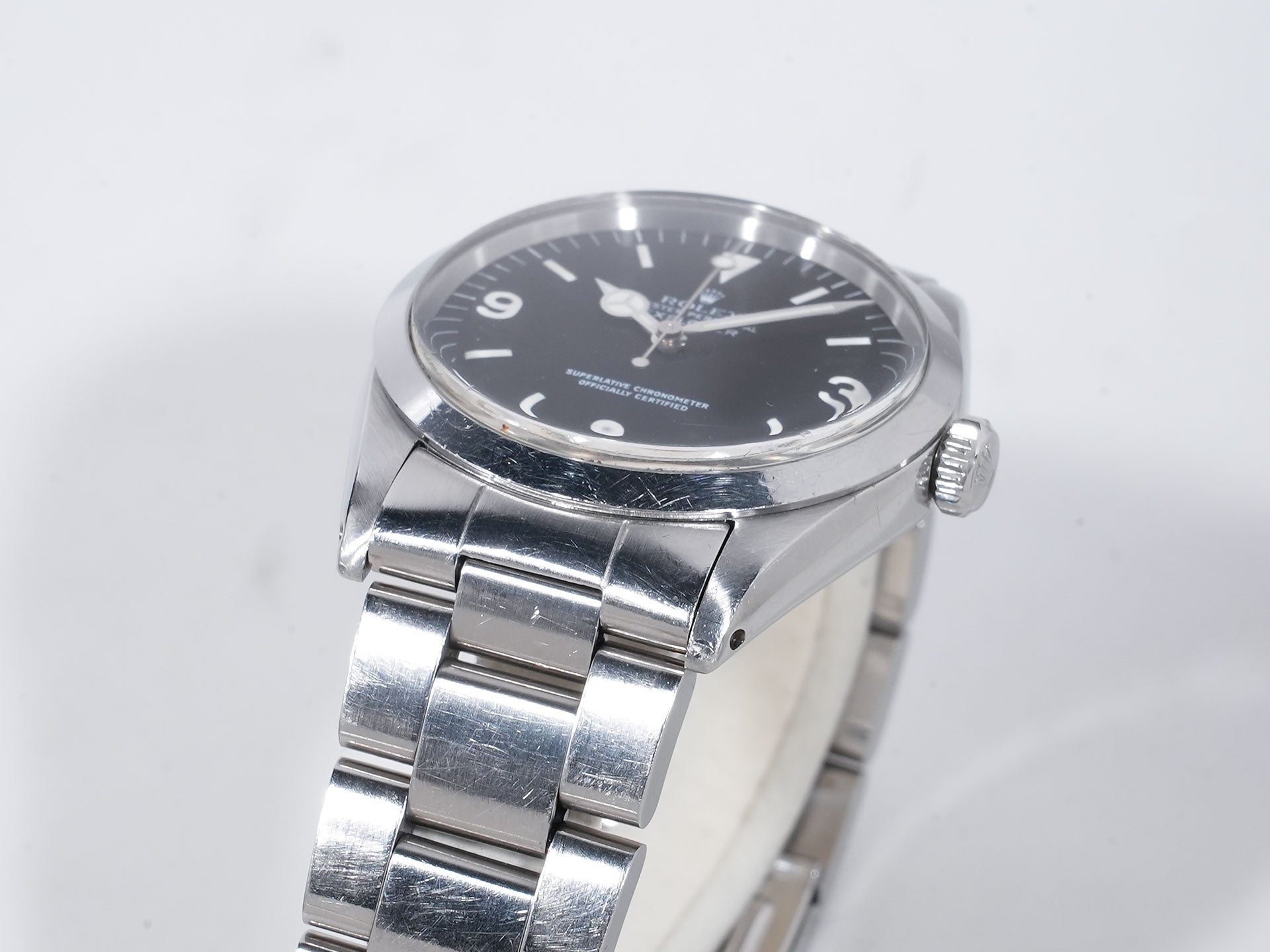 ロレックス エクスプローラーI Ref.1016 SS ブラック文字盤 中古 9jtjqy6m