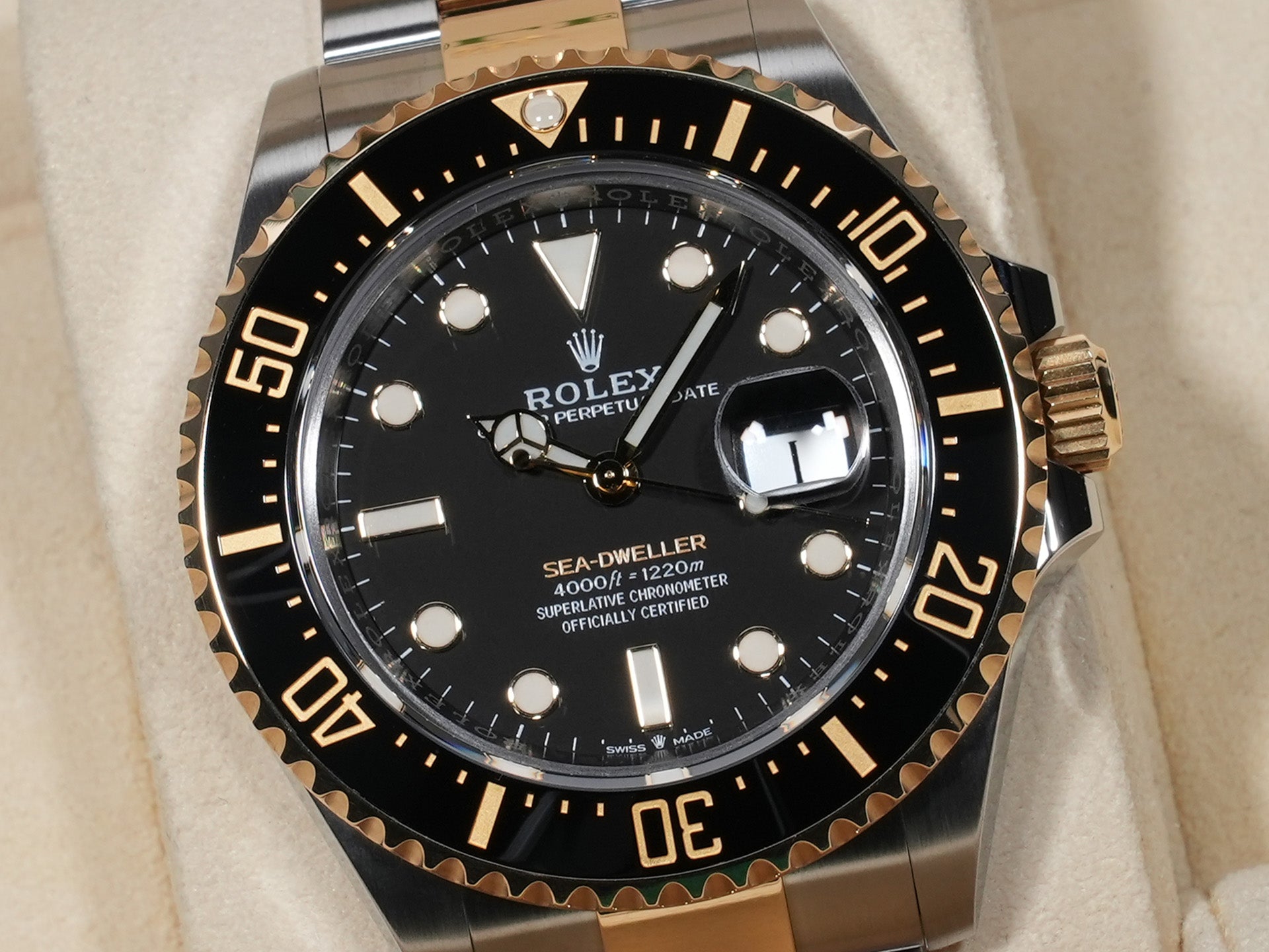ロレックス シードゥエラー Ref.126603 SS/YG ブラック文字盤 美品 yvhhqd5x