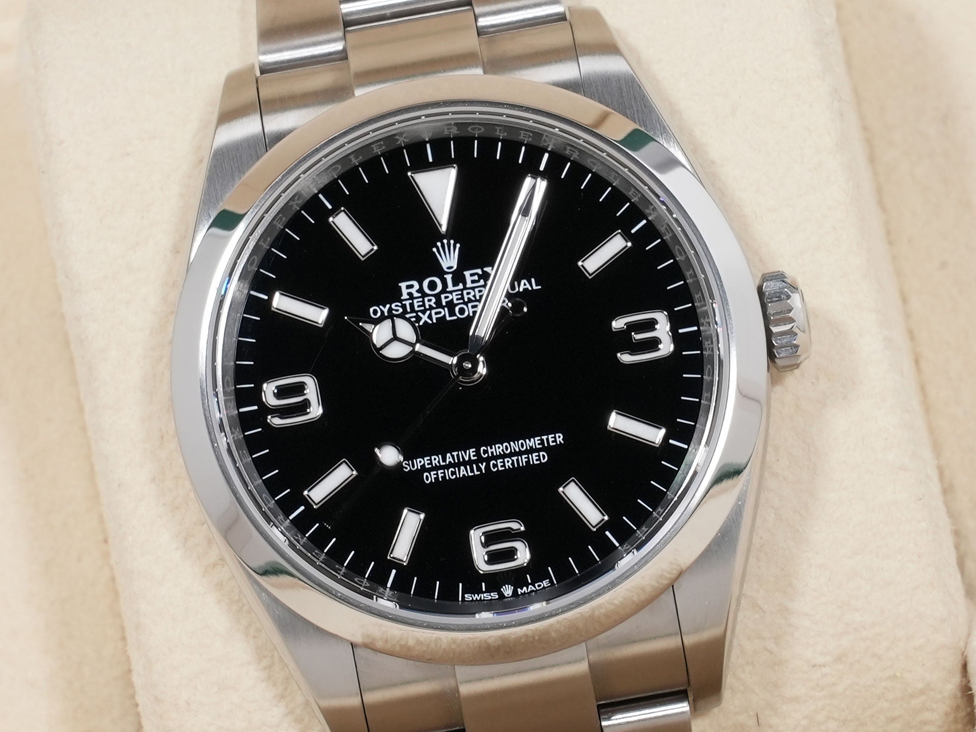 ロレックス エクスプローラー36 Ref.124270 ステンレススチール ブラック文字盤