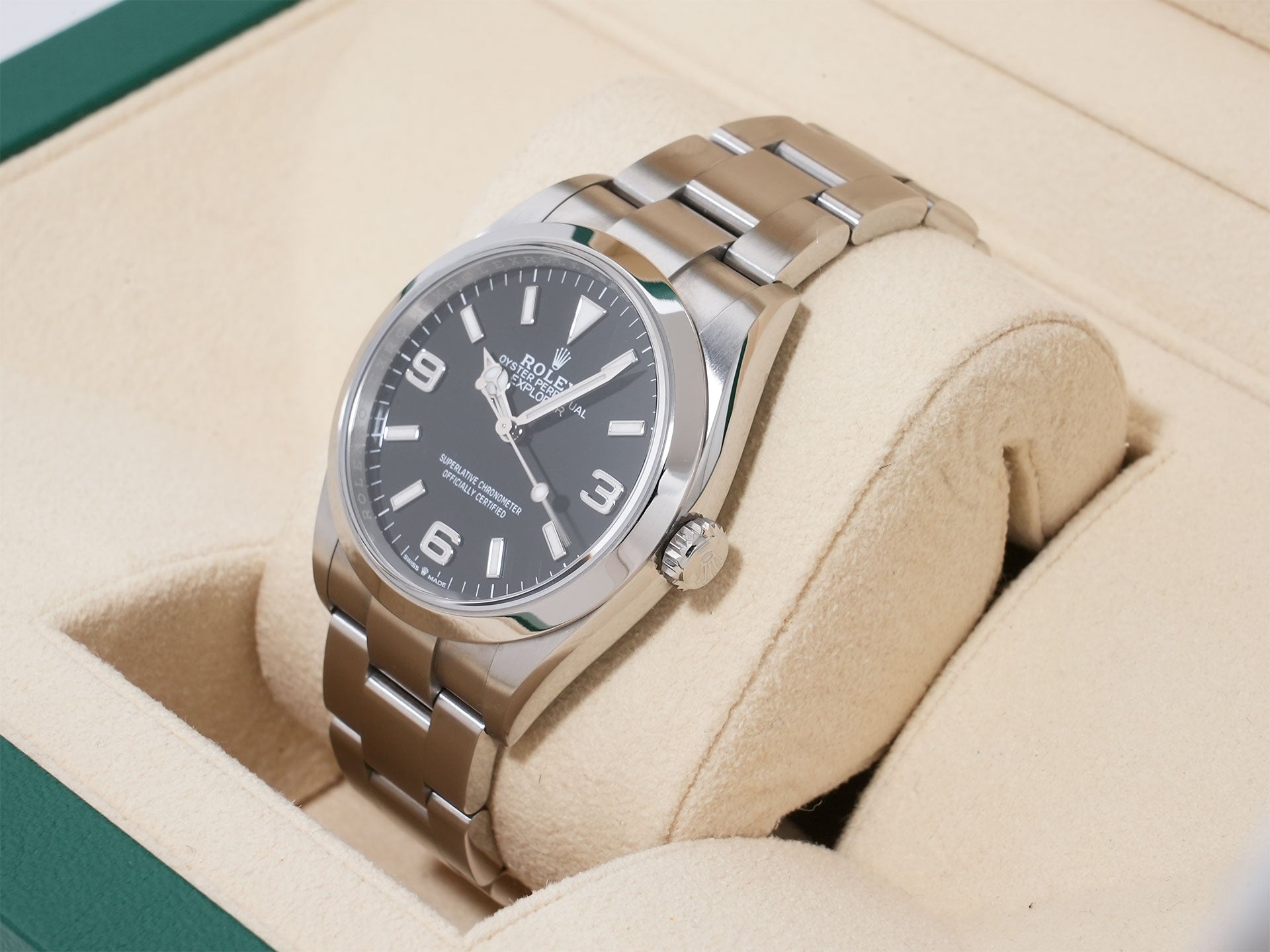 ロレックス エクスプローラー36 Ref.124270 ステンレススチール ブラック文字盤