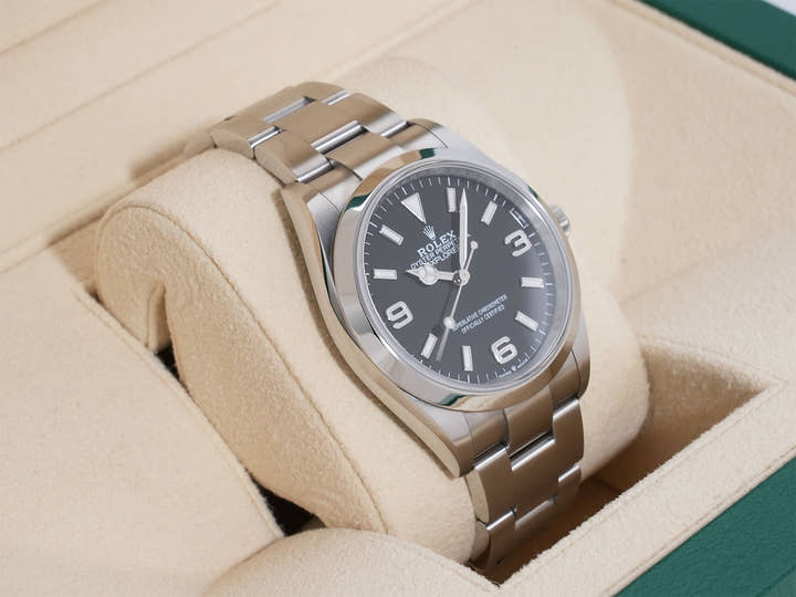 ロレックス エクスプローラー36 Ref.124270 ステンレススチール ブラック文字盤