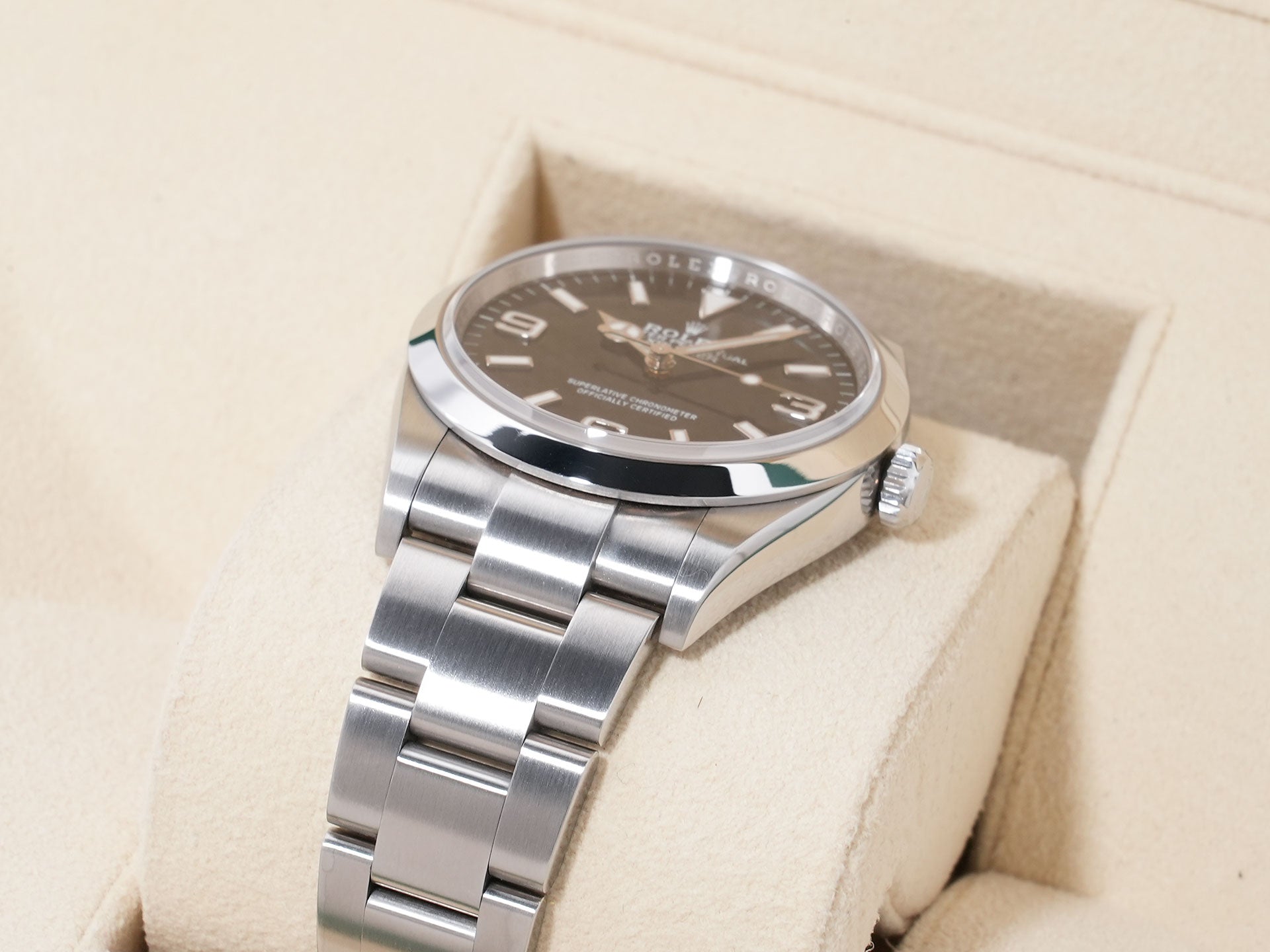 ロレックス エクスプローラー36 Ref.124270 ステンレススチール ブラック文字盤