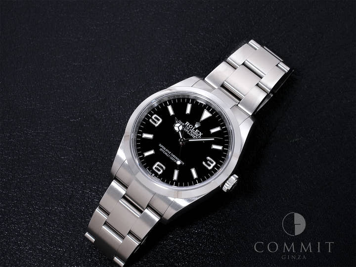 ロレックス エクスプローラー36 Ref.124270 ステンレススチール ブラック文字盤