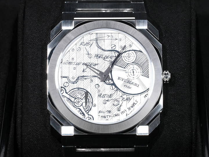 ブルガリ オクト フィニッシモ スケッチ Ref.104163 SS ホワイト文字盤 未使用 bnh5zuyv