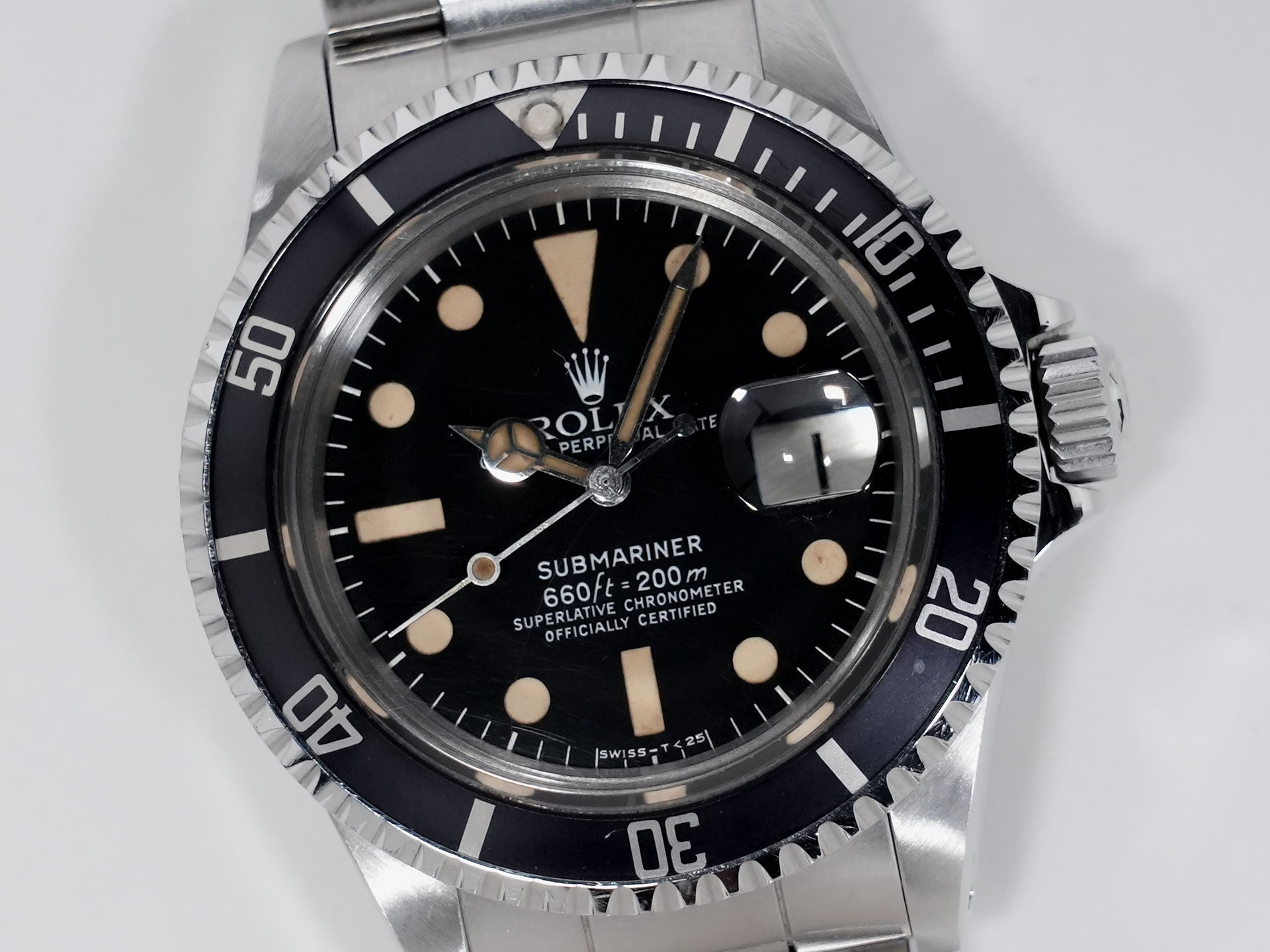 ロレックス サブマリーナー デイト Ref.1680 SS ブラック文字盤 中古 a27jkov3