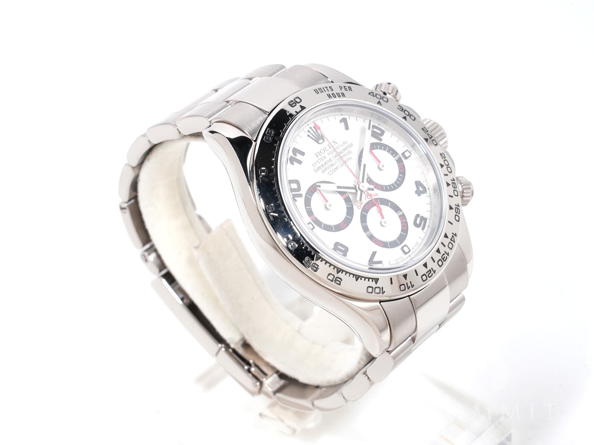 ロレックス デイトナ Ref.116509 18KWG シルバーアラビア文字盤 美中古 z4fmduua