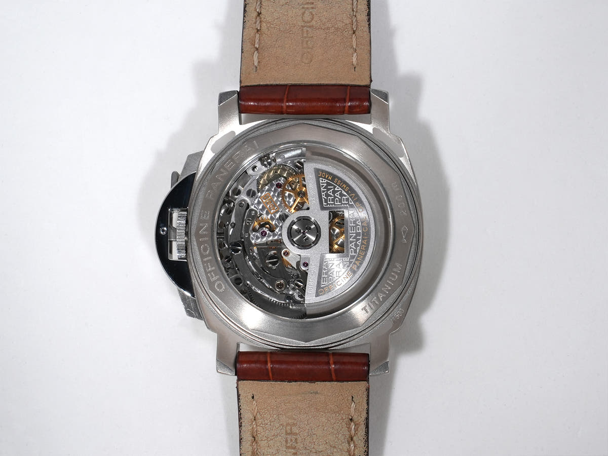 パネライ ルミノール クロノグラフ Ref.PAM00074 SS ブラック文字盤 美中古 s2awmtbb