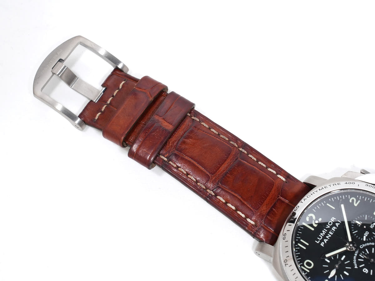 パネライ ルミノール クロノグラフ Ref.PAM00074 SS ブラック文字盤 美中古 s2awmtbb
