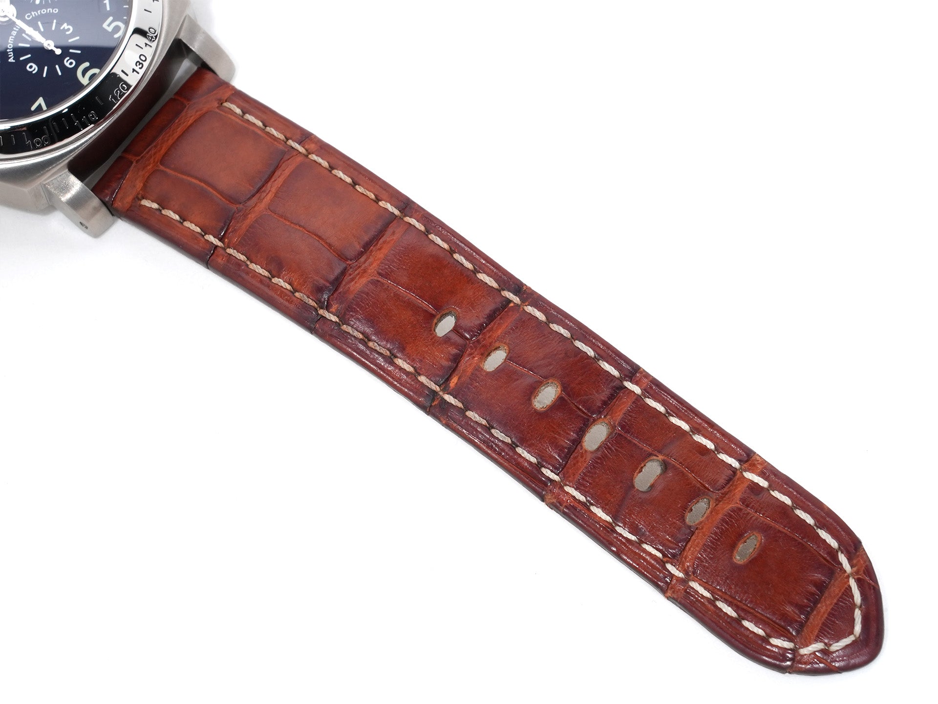 パネライ ルミノール クロノグラフ Ref.PAM00074 SS ブラック文字盤 美中古 s2awmtbb