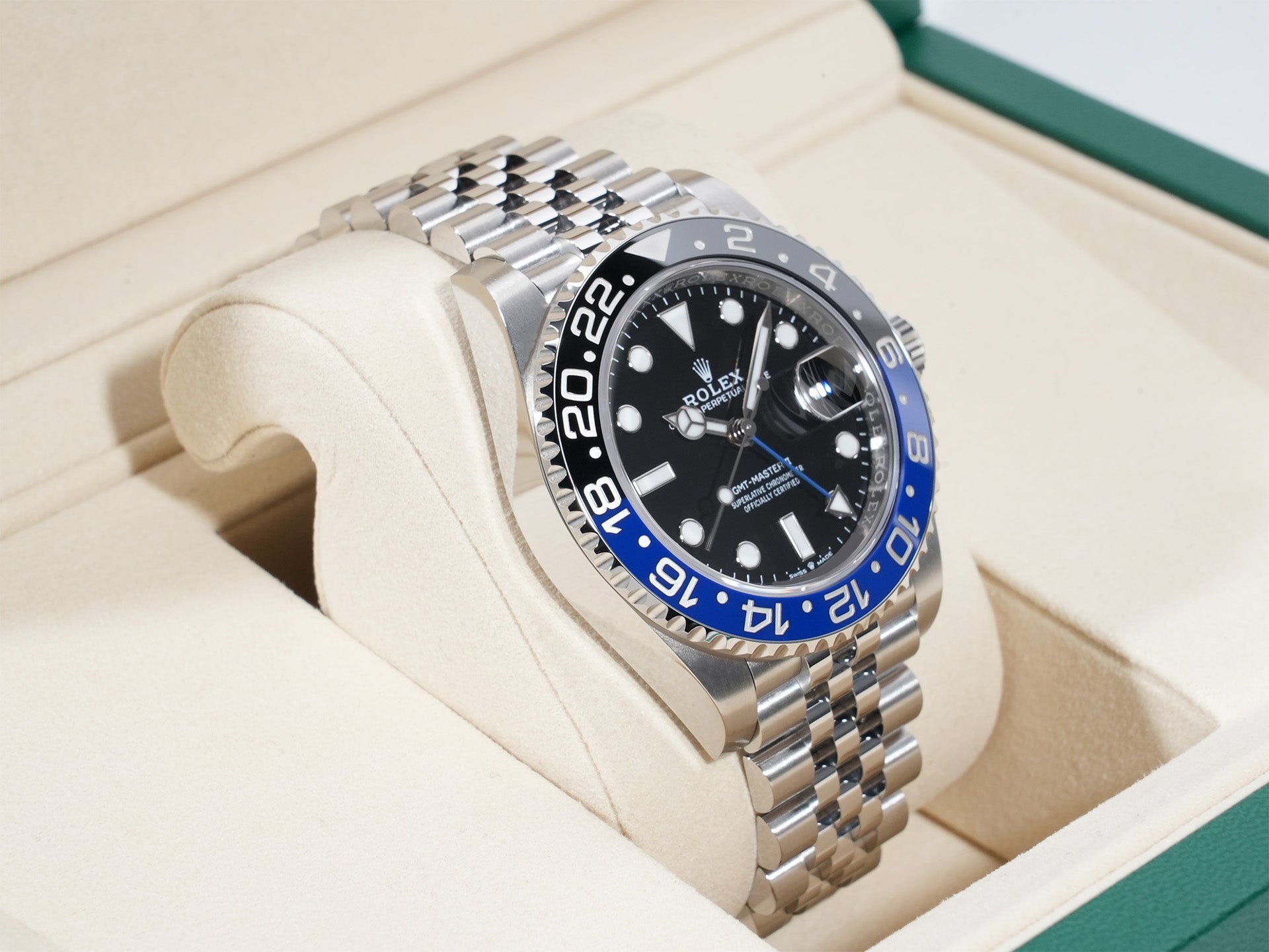 ロレックス GMTマスターII Ref.126710BLNR ステンレススチール ブラック文字盤 ジュビリーブレスレット