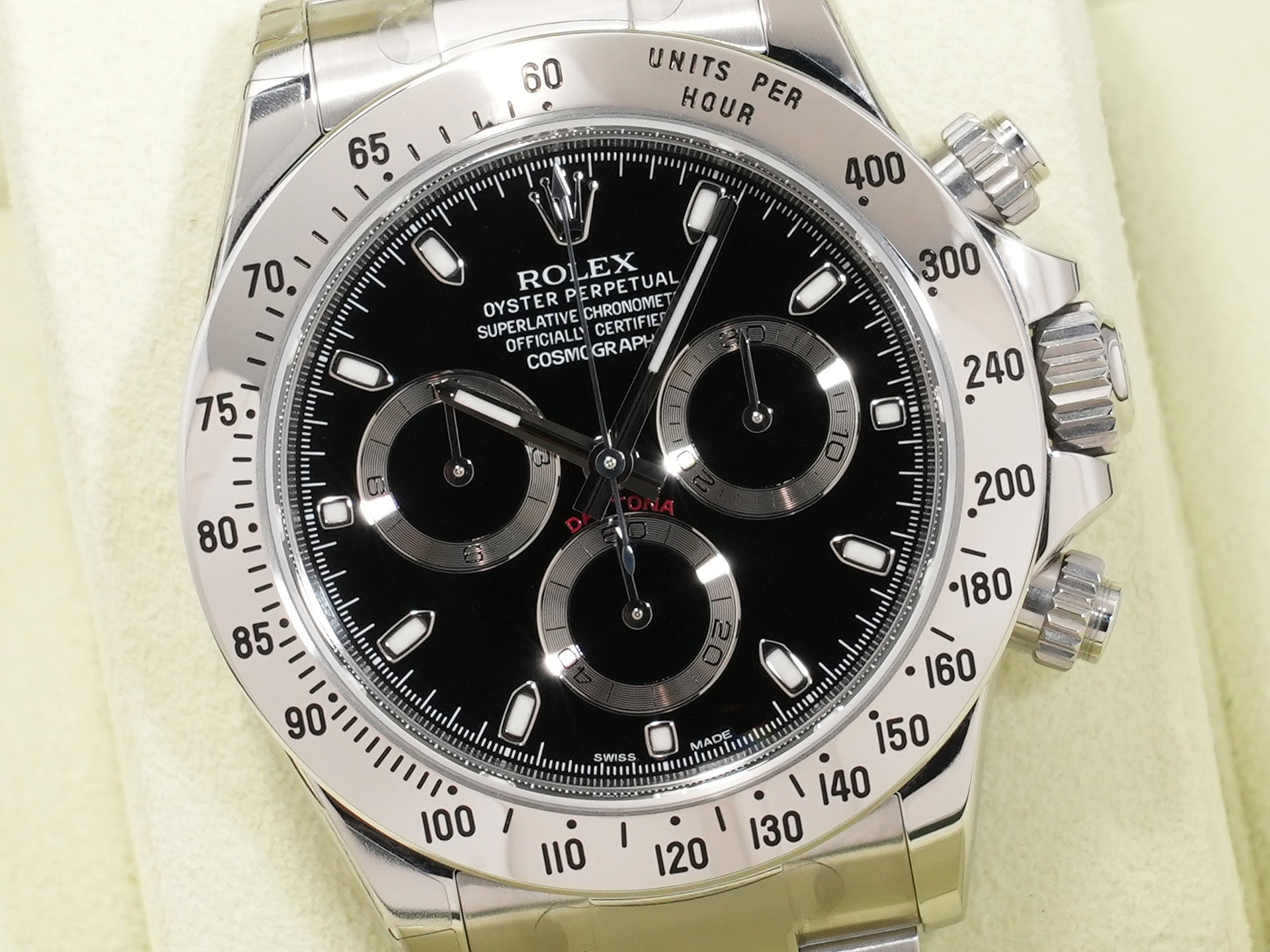 ロレックス デイトナ Ref.116520 ステンレススチール ブラック文字盤