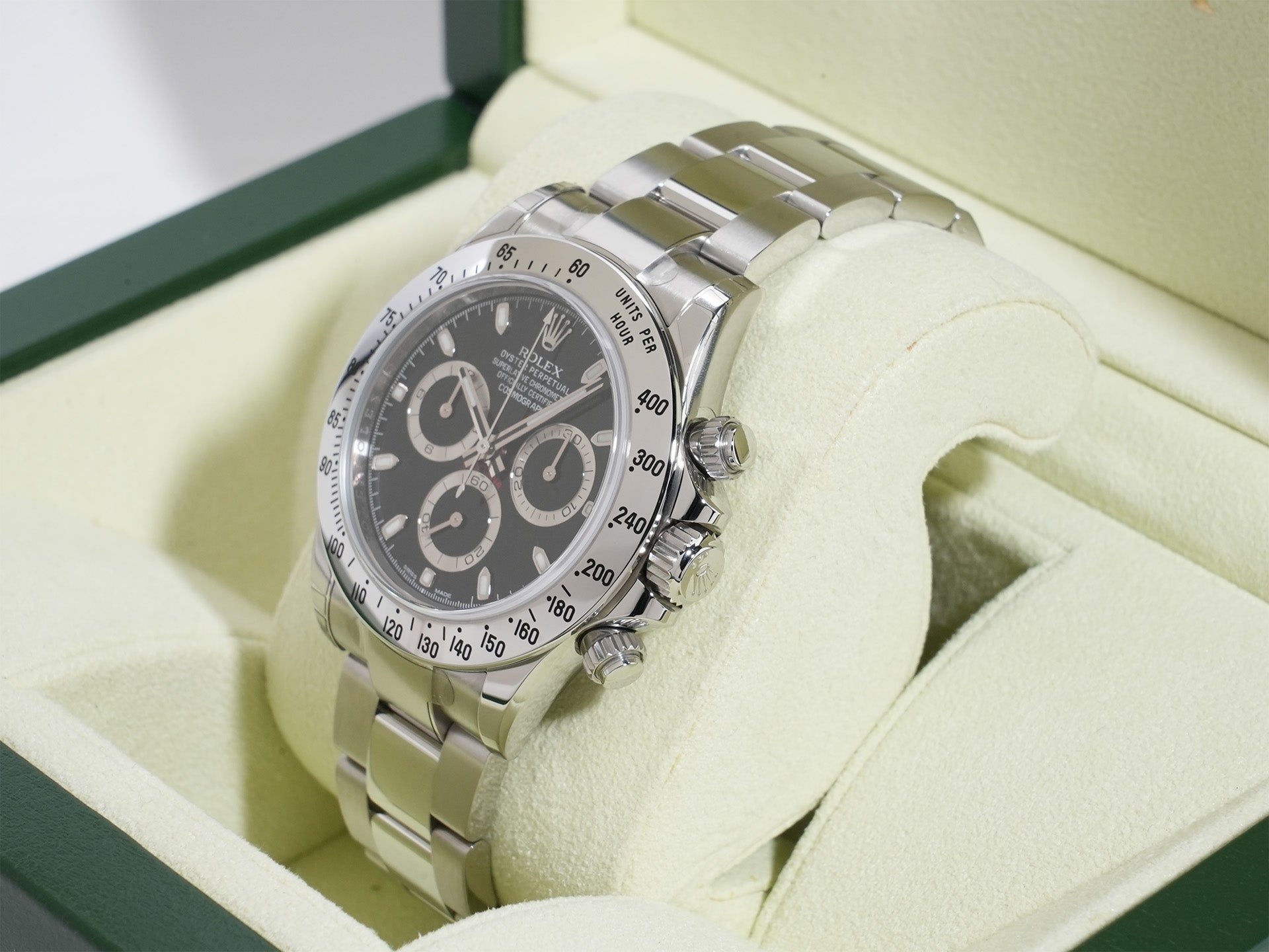 ロレックス デイトナ Ref.116520 ステンレススチール ブラック文字盤