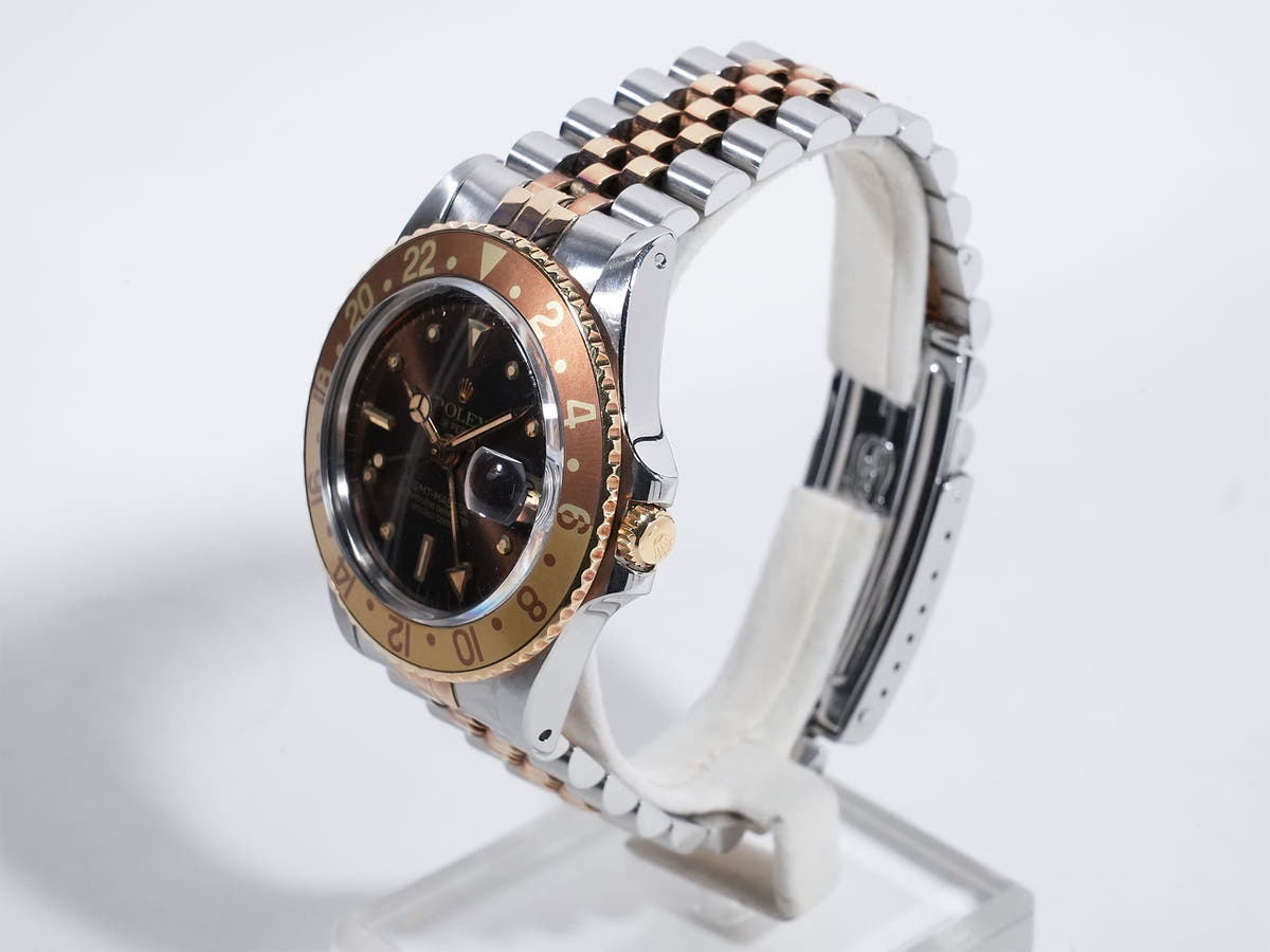 ロレックス GMTマスター Ref.1675/3 SS/YG ブラウン文字盤 ジュビリーブレスレット 中古 ikjqio3i