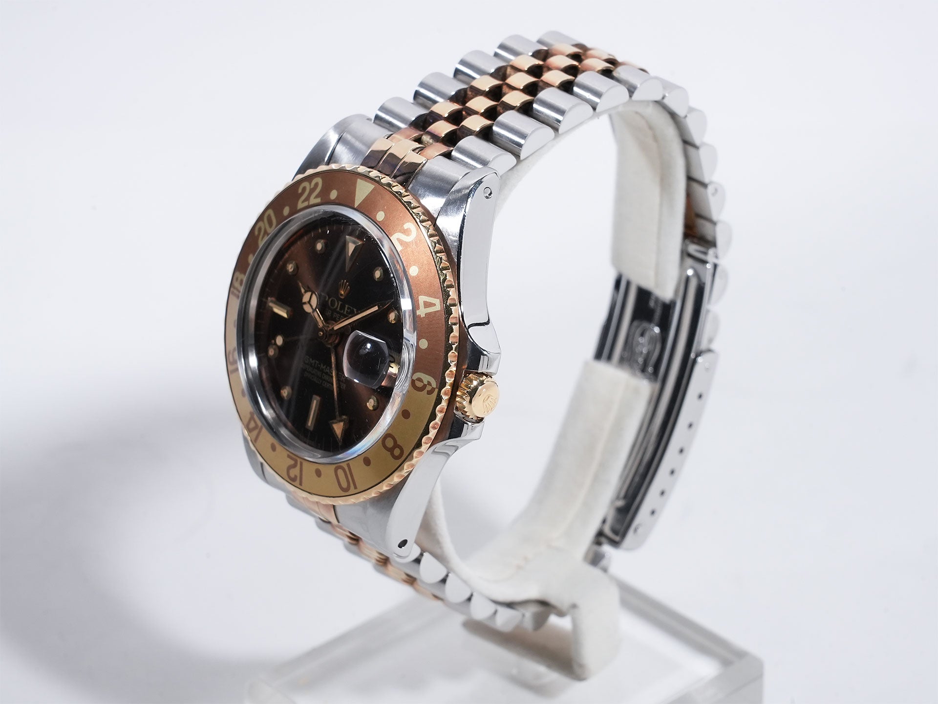 ロレックス GMTマスター Ref.1675/3 SS/YG ブラウン文字盤 ジュビリーブレスレット 中古 ikjqio3i