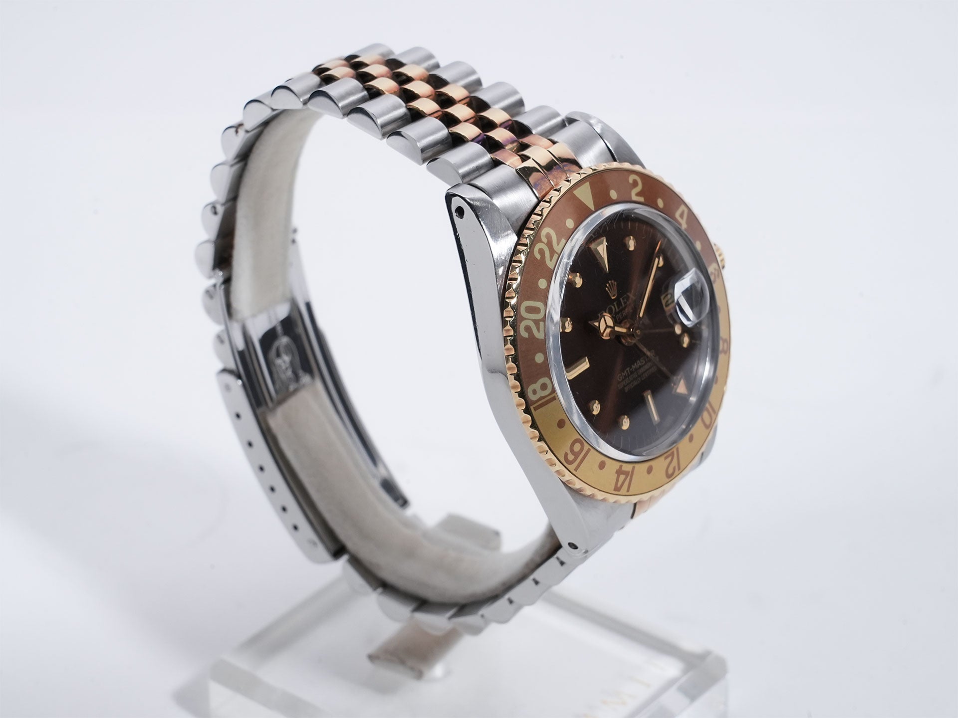 ロレックス GMTマスター Ref.1675/3 SS/YG ブラウン文字盤 ジュビリーブレスレット 中古 ikjqio3i