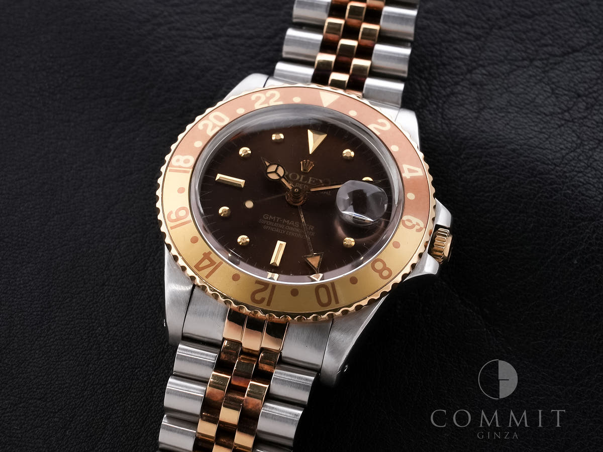 ロレックス GMTマスター Ref.1675/3 SS/YG ブラウン文字盤 ジュビリーブレスレット 中古 ikjqio3i