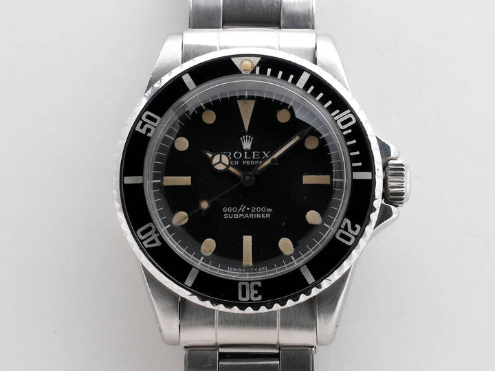 Rolex Submariner Ref. 5513 Stainless Steel Black Dial