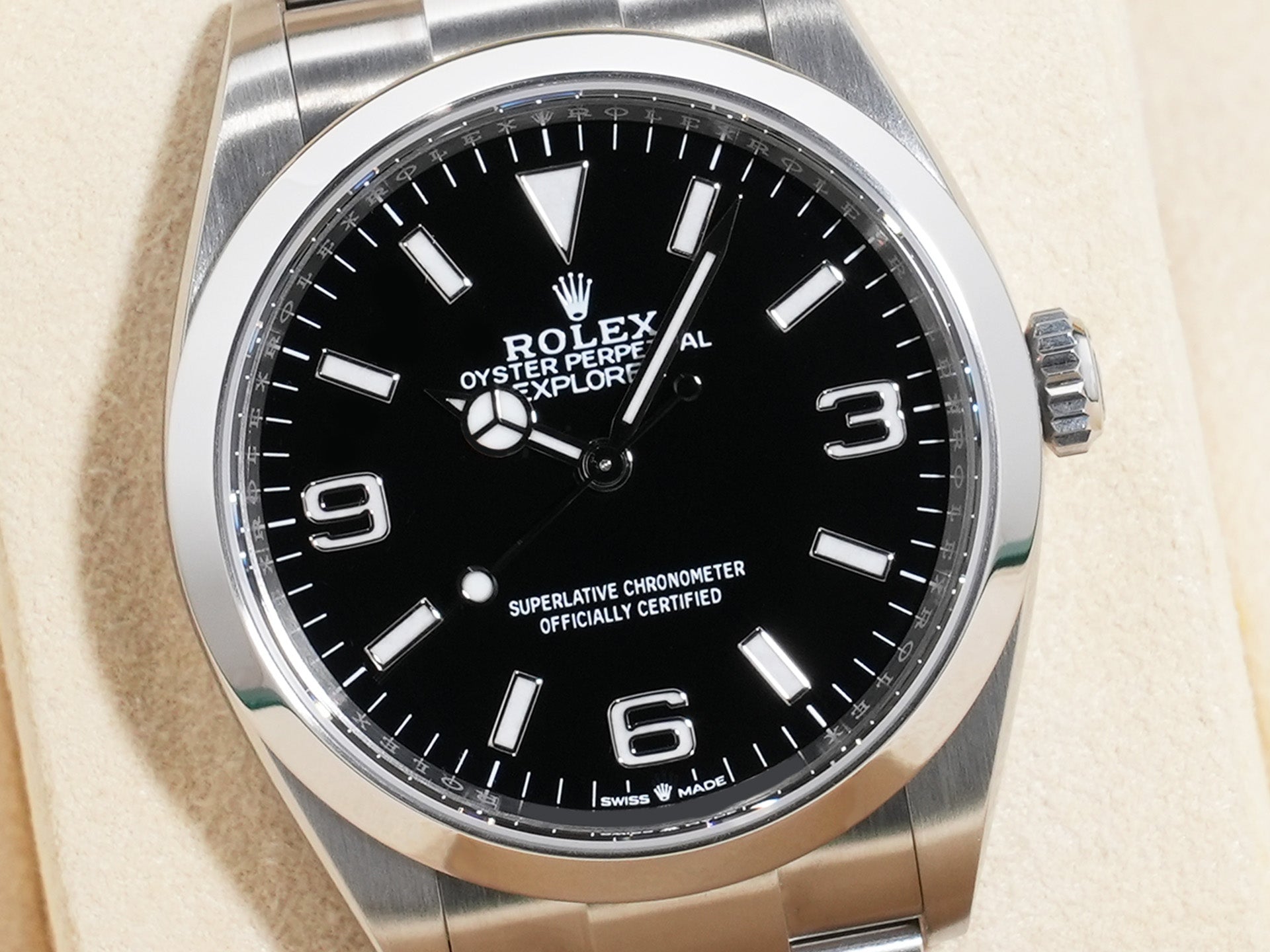 ロレックス エクスプローラー36 Ref.124270 ステンレススチール ブラック文字盤