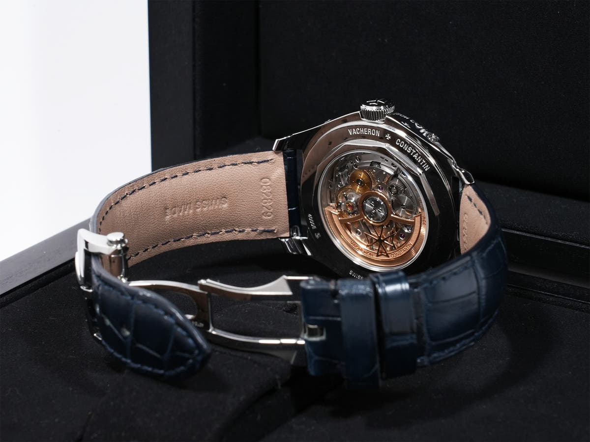 ヴァシュロンコンスタンタン フィフティーシックス コンプリートカレンダー Ref.4000E/000A-B548 SS ブルー文字盤 美品 4g9xkibp