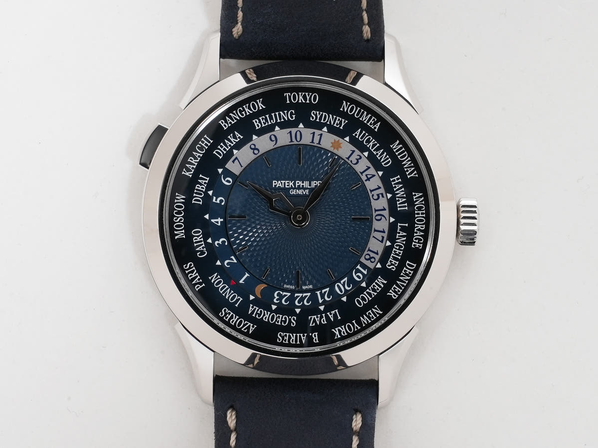 Patek Philippe Complications World Time Ref.5230P-001 PT Blue Dial Good Condition Unngb3gu