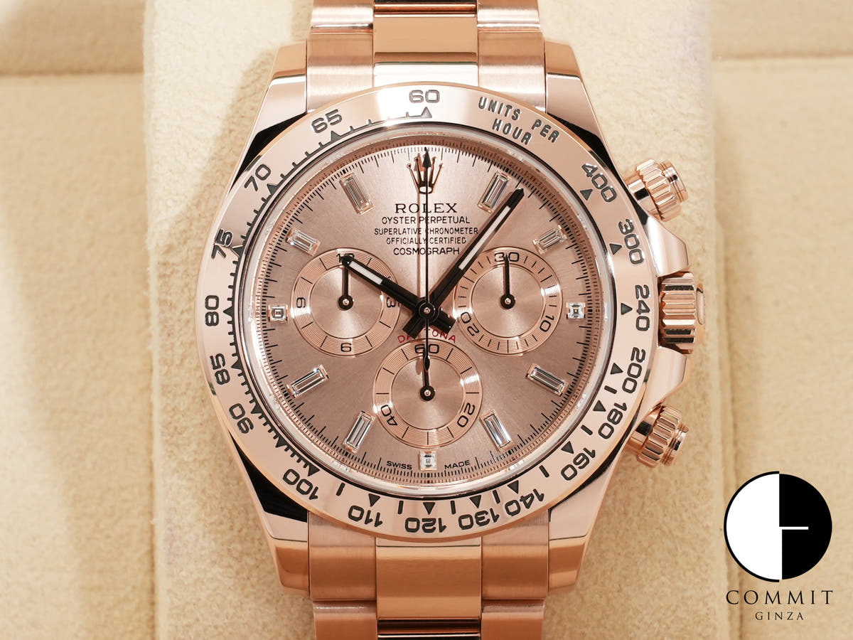 Rolex Daytona Ref.116505A 18KERG Pink Dial Used 3yt99usf