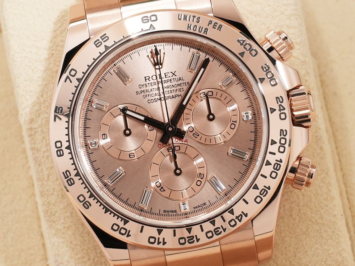 Rolex Daytona Ref.116505A 18KERG Pink Dial Used 3yt99usf