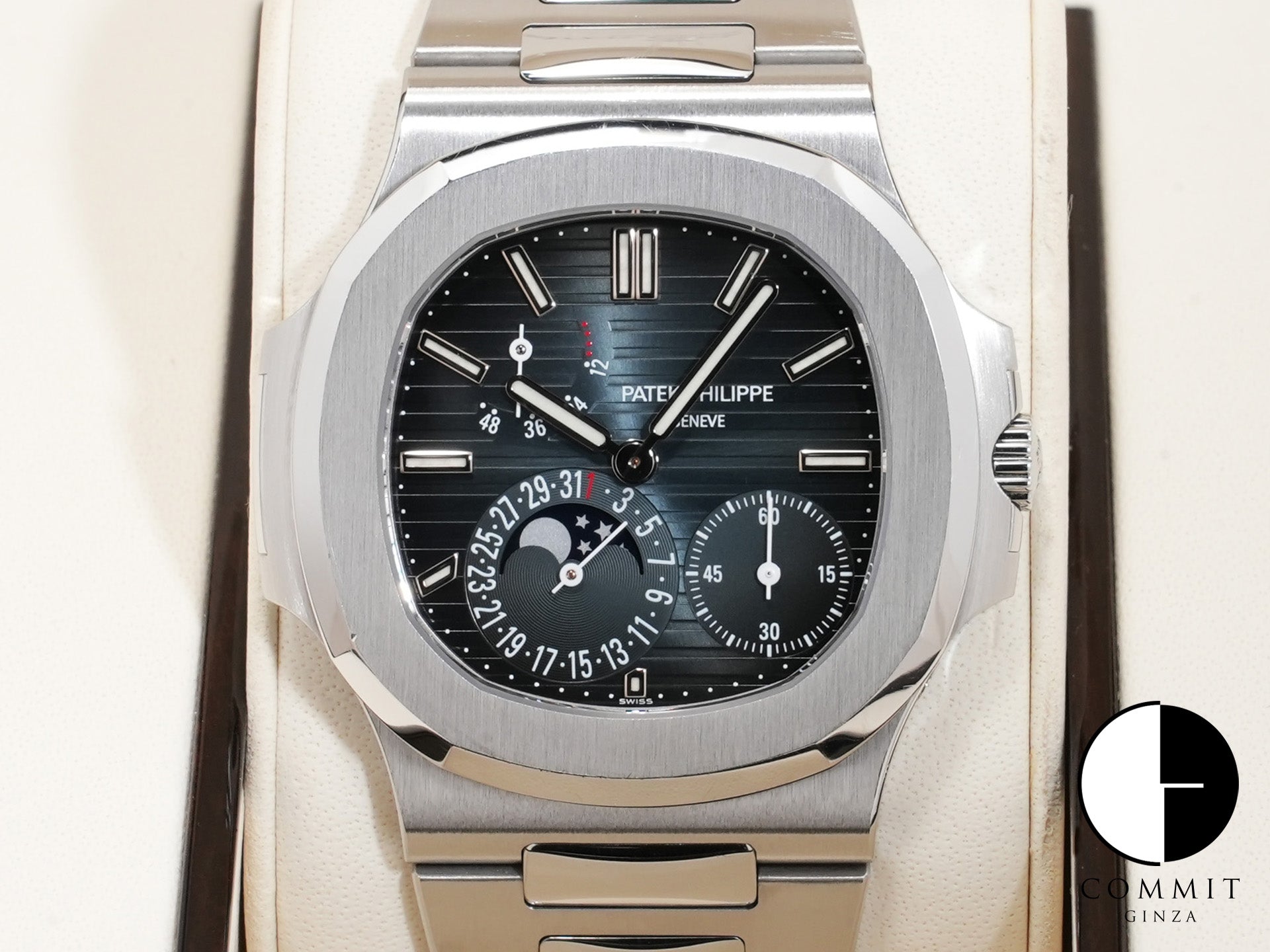 パテックフィリップ ノーチラス プチコンプリケーション Ref.5712/1A-001 SS ブルー文字盤 中古 erzjpn2i