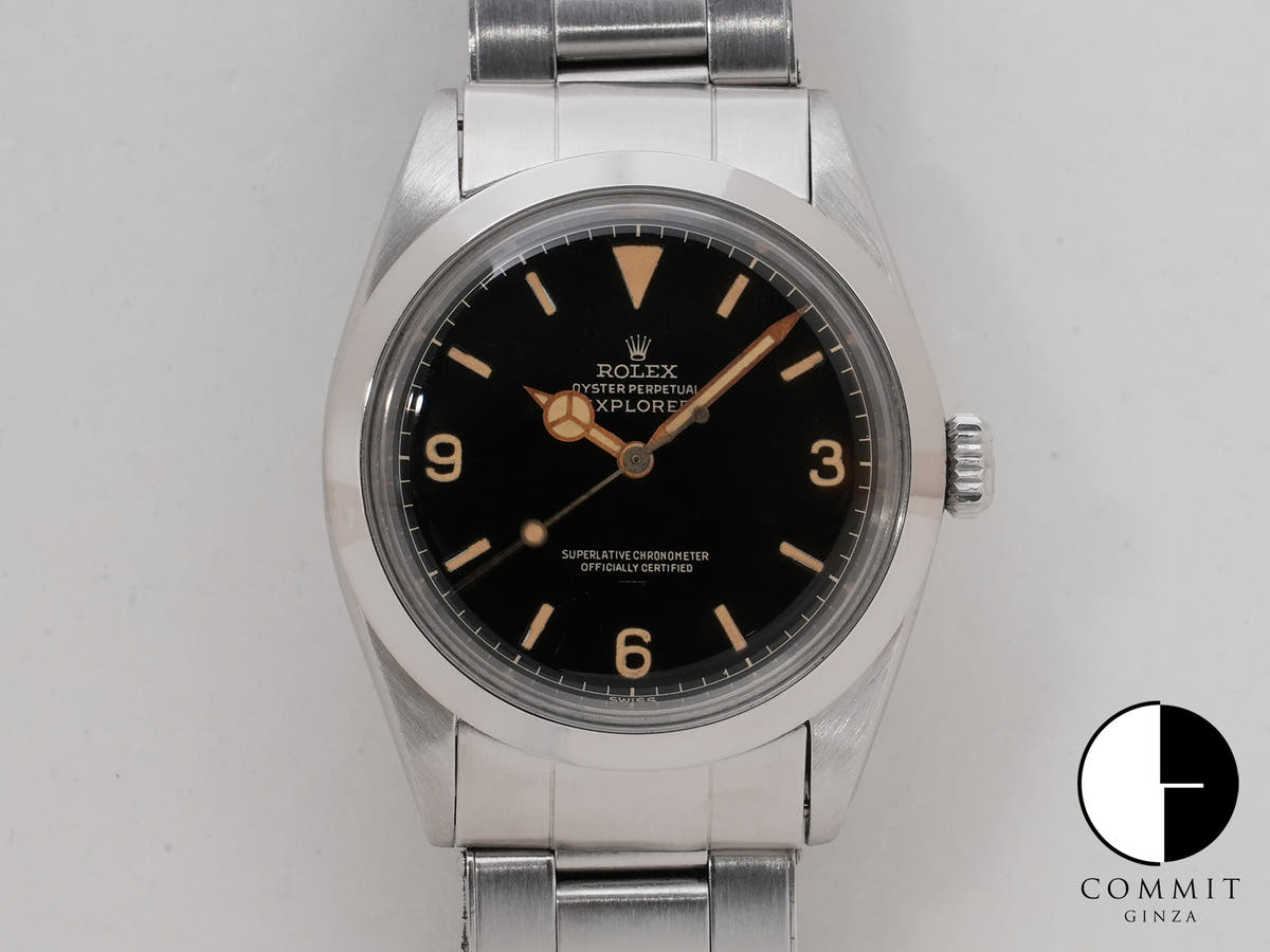 Rolex Explorer I Ref.1016MM SS Black Dial Used w3ivhg8d