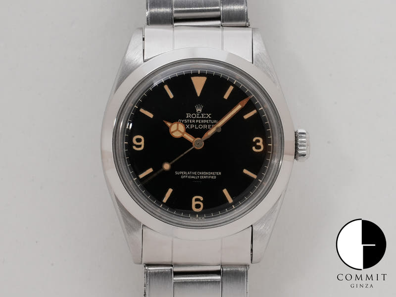 Rolex Explorer I Ref.1016MM SS Black Dial Used w3ivhg8d