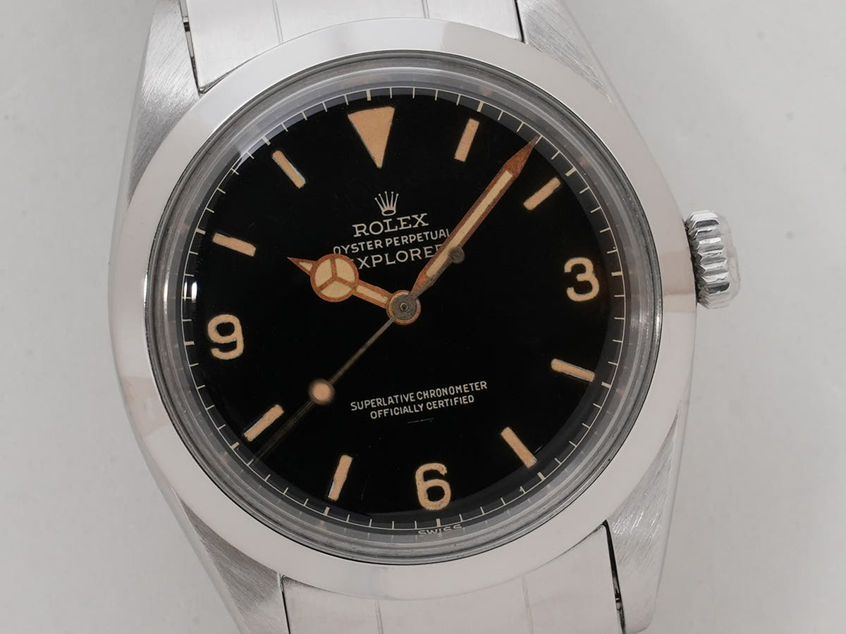 Rolex Explorer I Ref.1016MM SS Black Dial Used w3ivhg8d