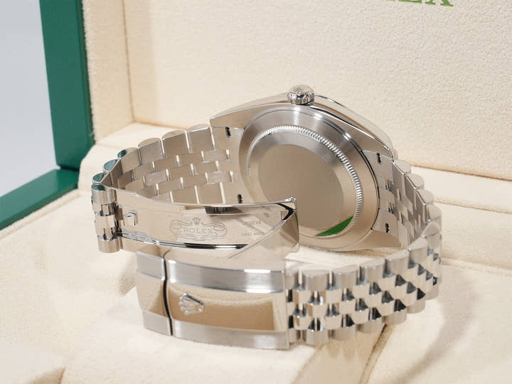 ロレックス デイトジャスト41 Ref.126300 ステンレススチール スレートローマン文字盤 ジュビリーブレスレット 未使用 setrjt3a