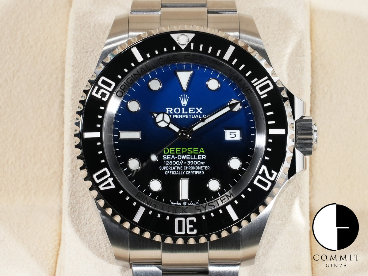 ロレックス シードゥエラー ディープシー Ref.126660 SS D-BLUE文字盤 未使用 7y3edmru
