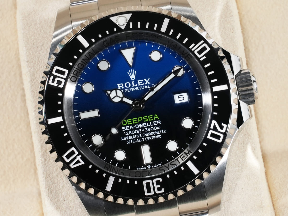 ロレックス シードゥエラー ディープシー Ref.126660 SS D-BLUE文字盤 未使用 7y3edmru