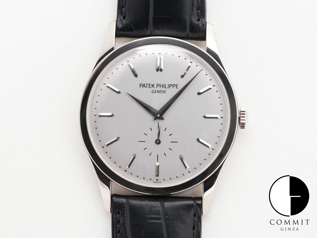 Patek Philippe Calatrava Ref.5196G-001 18KWG Silver Dial Good Condition artmsehg