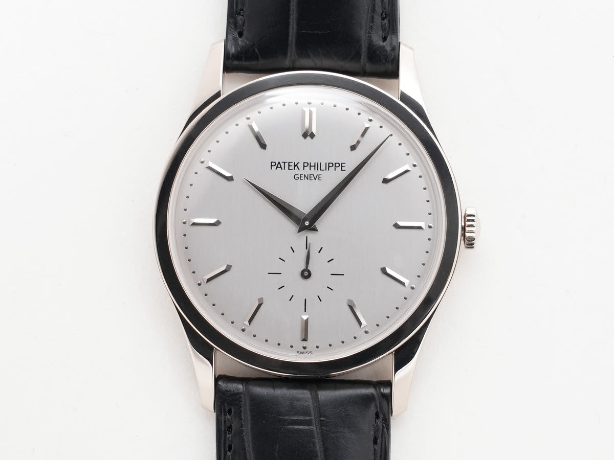 Patek Philippe Calatrava Ref.5196G-001 18KWG Silver Dial Good Condition artmsehg