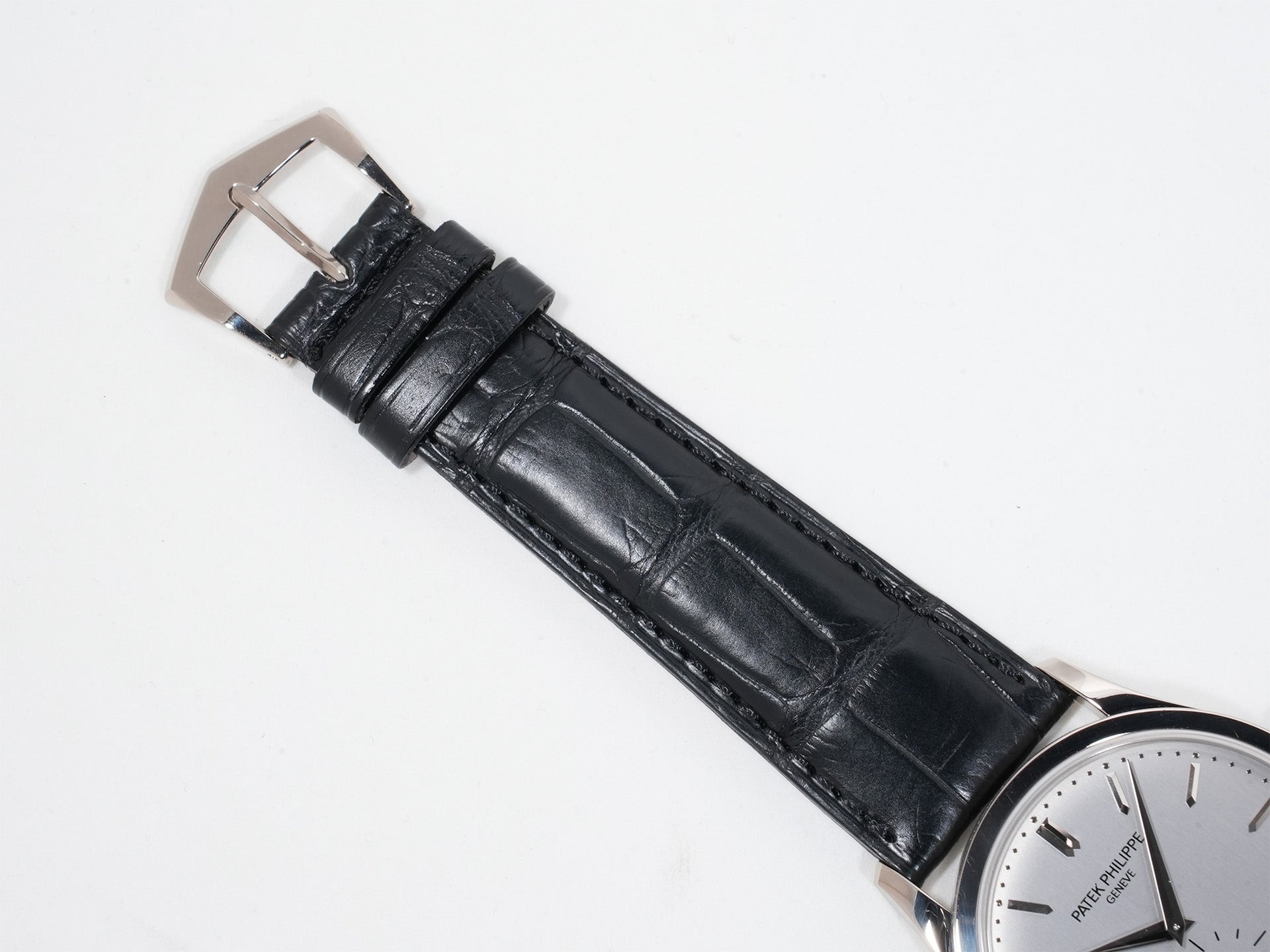 Patek Philippe Calatrava Ref.5196G-001 18KWG Silver Dial Good Condition artmsehg