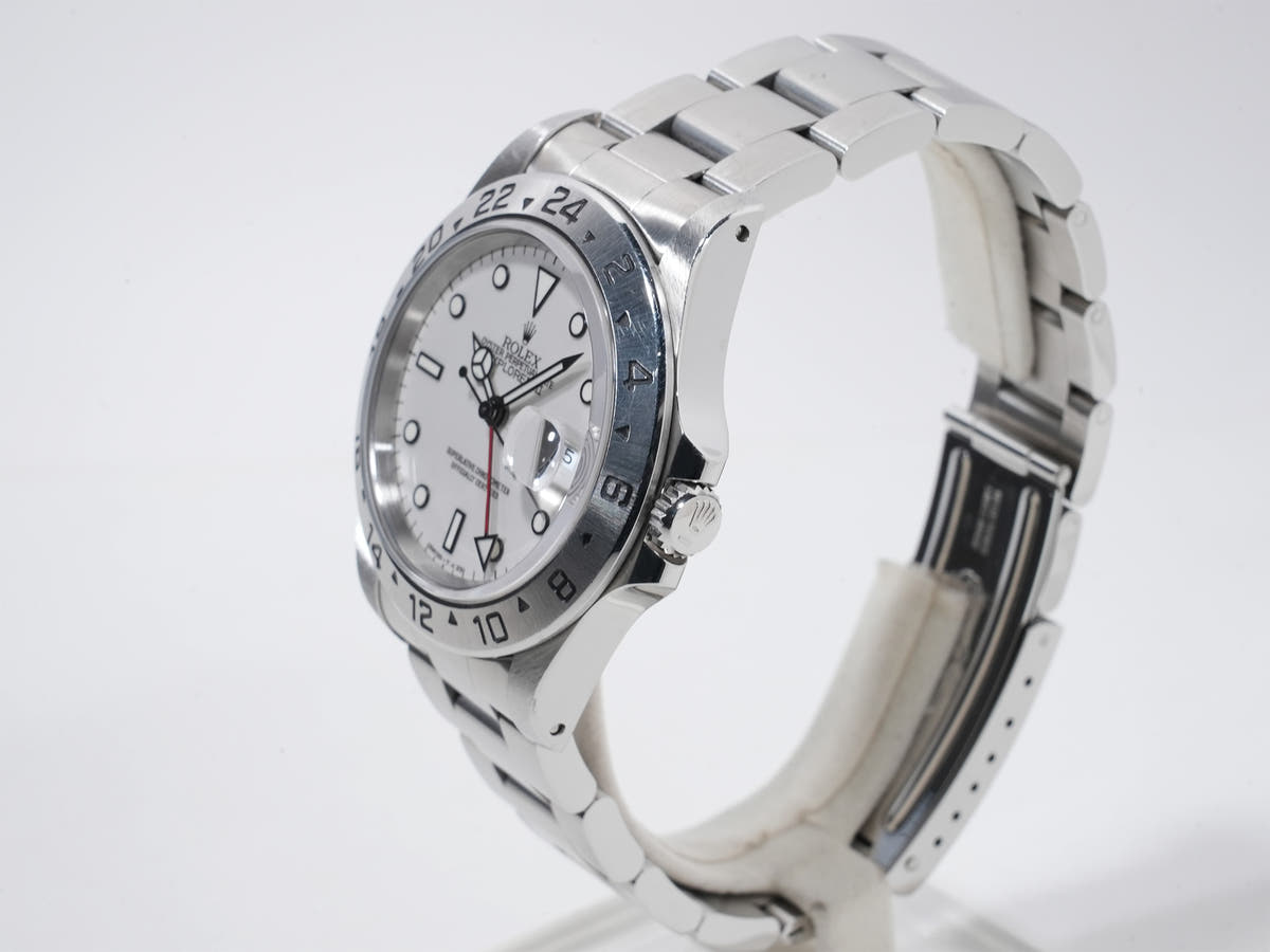 ロレックス エクスプローラーII Ref.16570 SS ホワイト文字盤 中古 cgymmvik